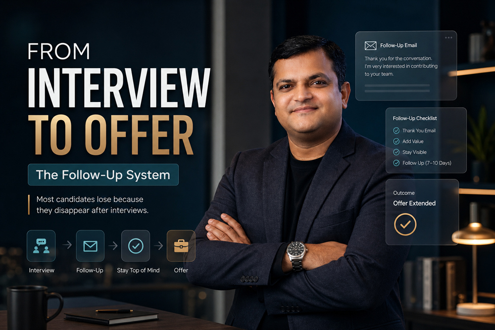 From Interview to Offer: The Follow-Up System Most UX Candidates Ignore